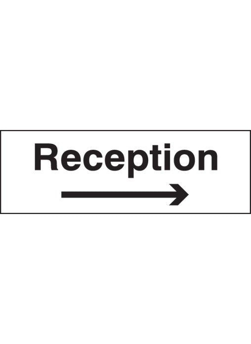 Reception Arrow Right Sign