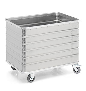 Aluminium Transport Trolley - Plain Walls