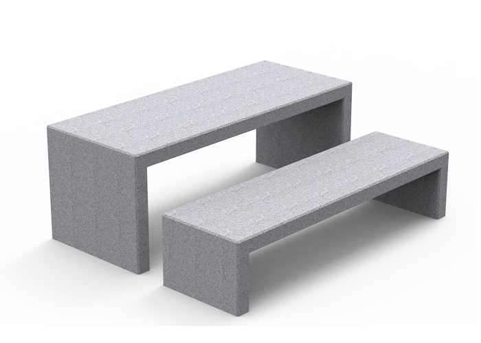 benito kube concrete table