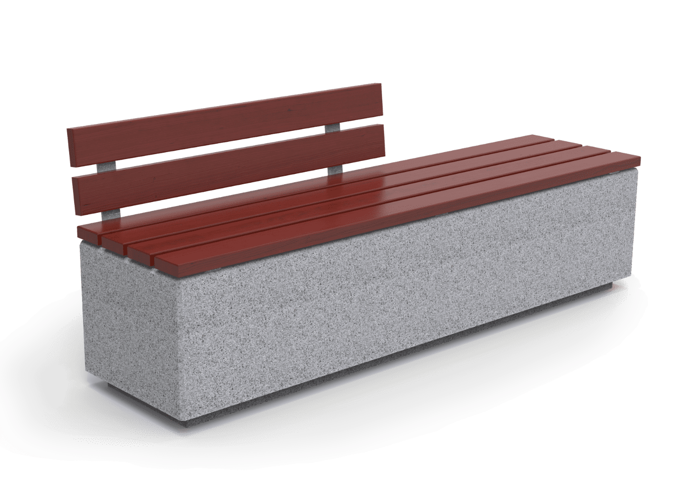 Benito Kube Madera Concrete Bench