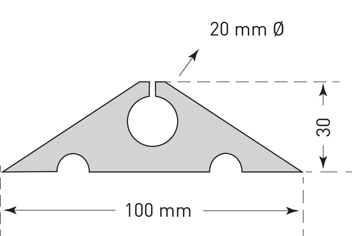 Cable Protector Roll 20mm
