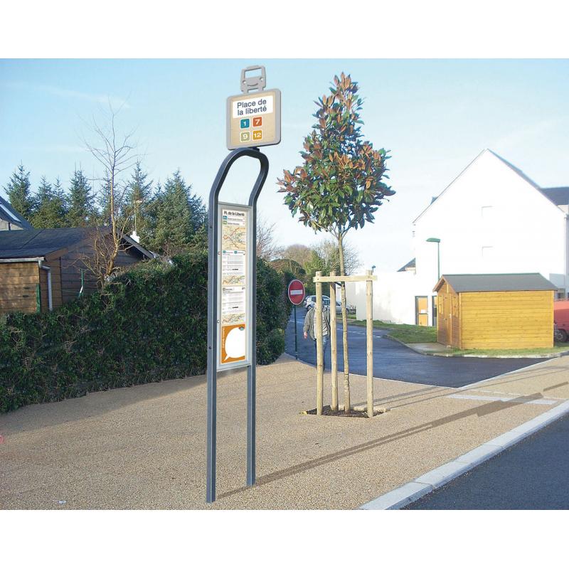 Conviviale Bus Shelter Sign