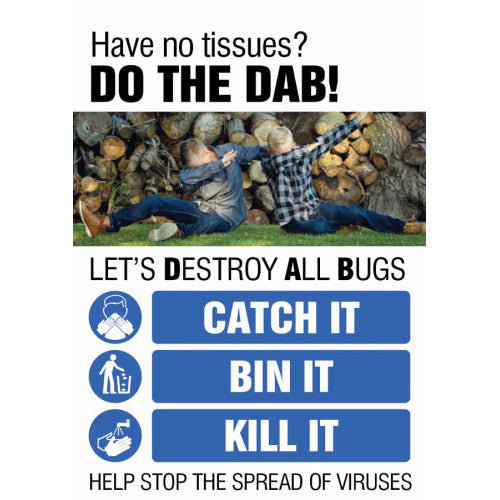 Do The DAB - Destroy All Bugs Coronavirus Poster