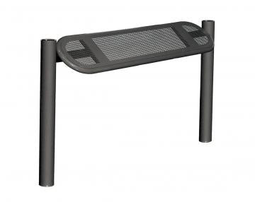 Estoril Perch Seat - Stainless Steel Top
