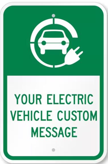 Custom EV Charging Sign | Pittman