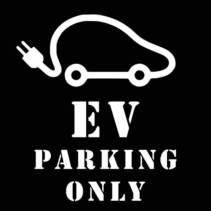 EV Parking Only Stencil | Pittman