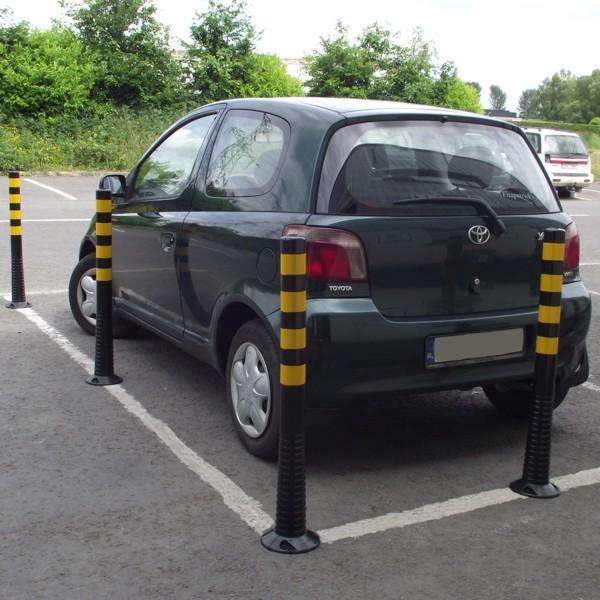 FlexBrite Flexible Bollard 1000mm in car park