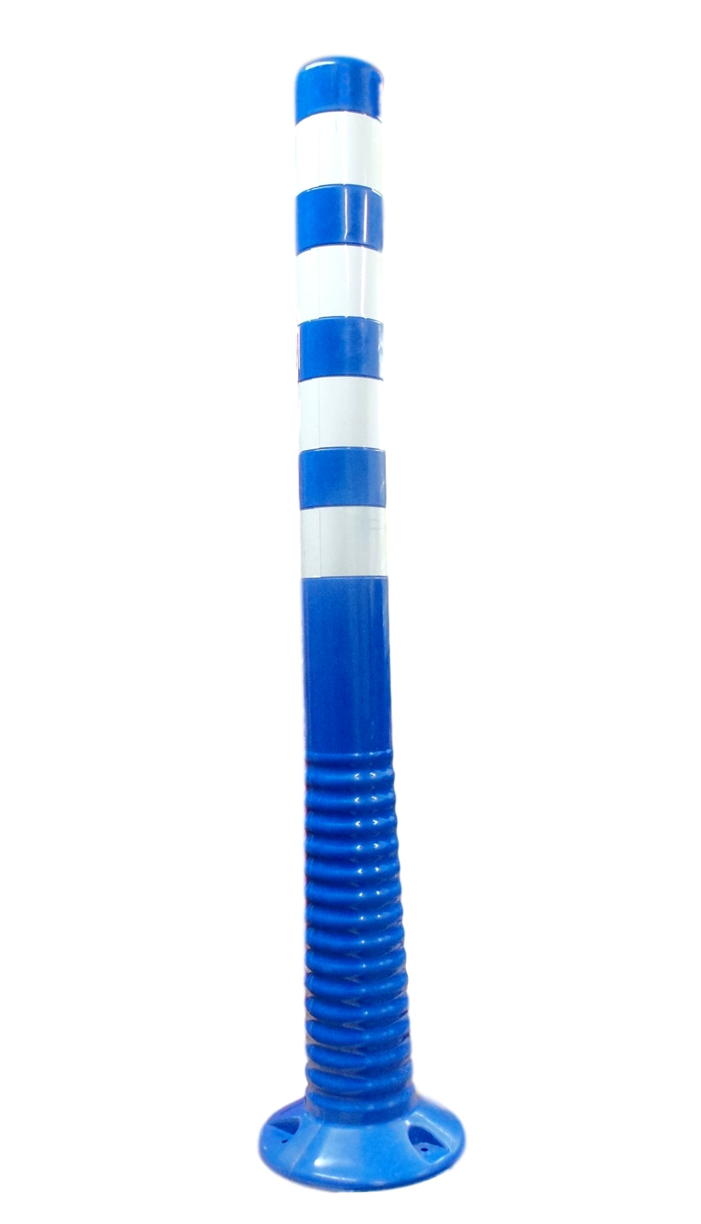Flexbrite Flexible Bollard 1000mm Blue White Pittman
