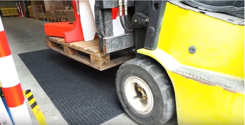 Anchor Safe Forklift Entrance Mat