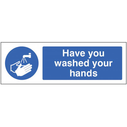 Have You Washed Your Hands Floor Graphic