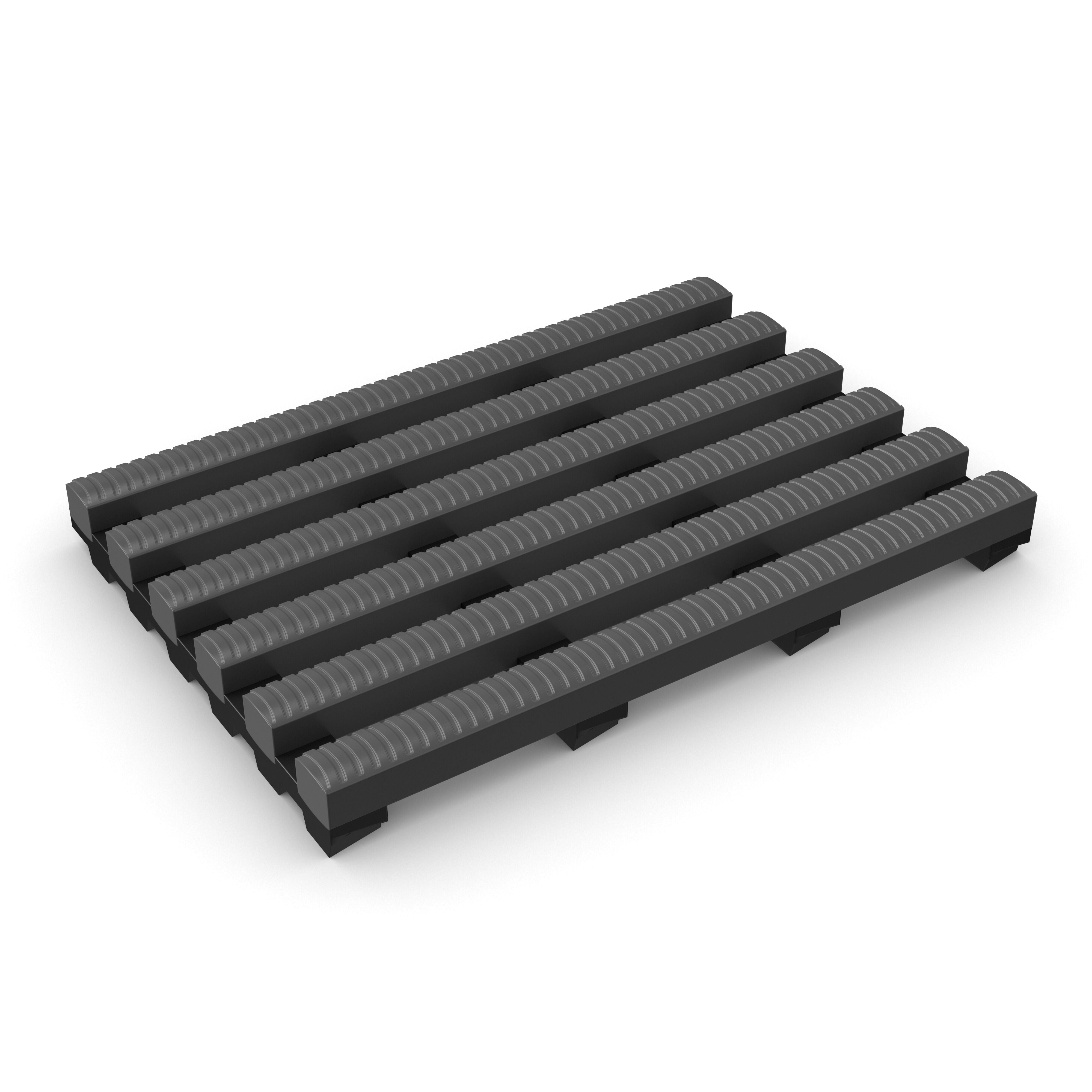 Heronrib Swimming Pool Mat Dark Grey