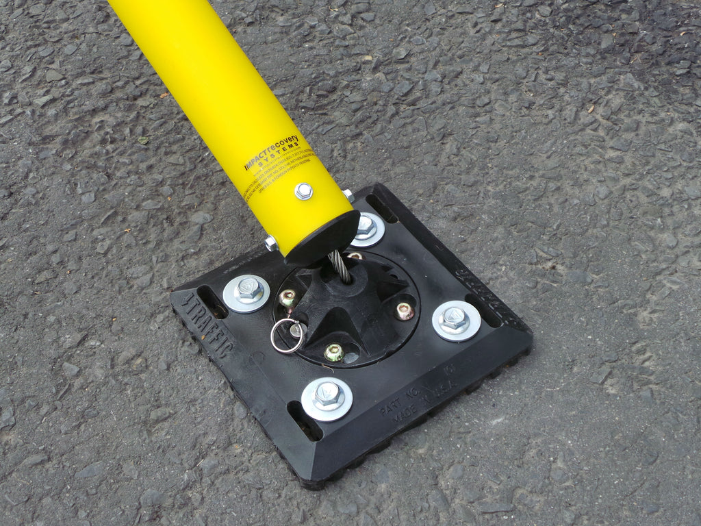 Impact Recovery Systems Flex Post Yellow Black | Pittman