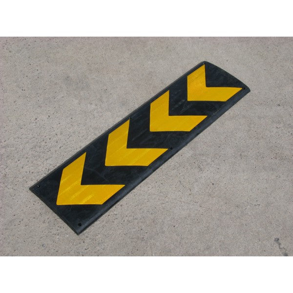 Rubber Wall Guard with Chevron
