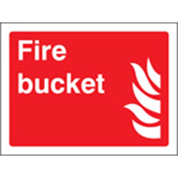 Fire Bucket Identification Sign