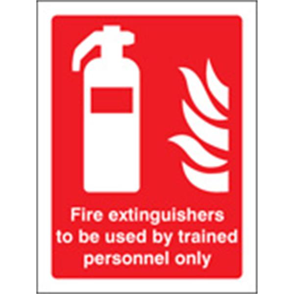 Fire Extinguishers To Be Used By Trained Personnel Only