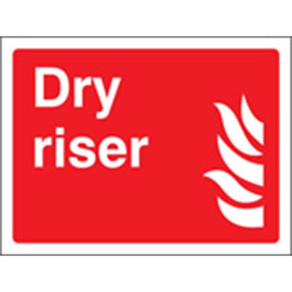 Dry Riser Fire Sign