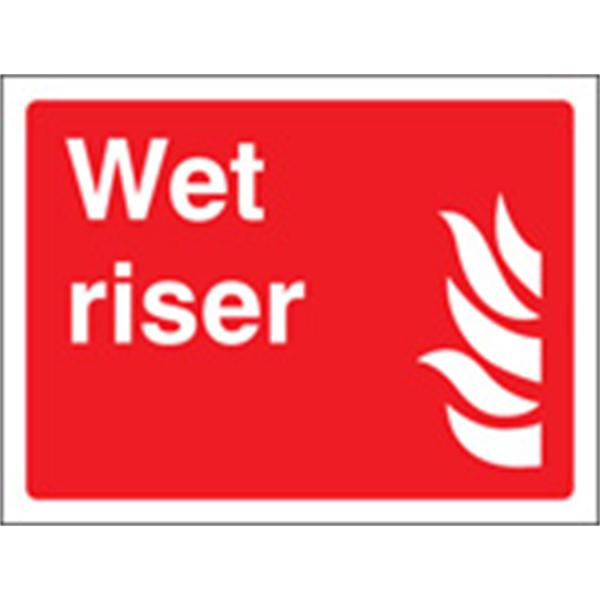 Wet Riser Fire Sign