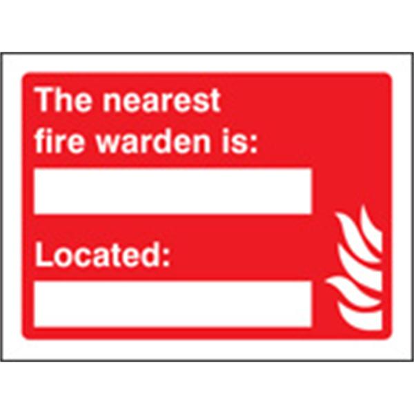 The Nearest Fire warden Is Sign