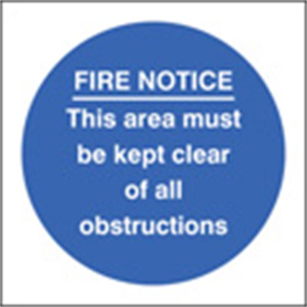 Fire Notice Door Sign