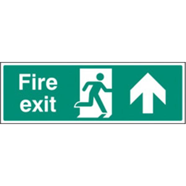 Fire Exit Up  Emergency Escape Sign