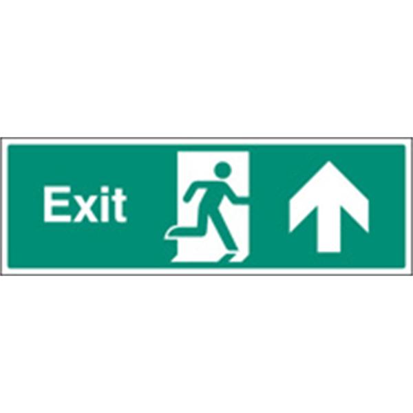 Fire Exit Up Emergency Escape Sign