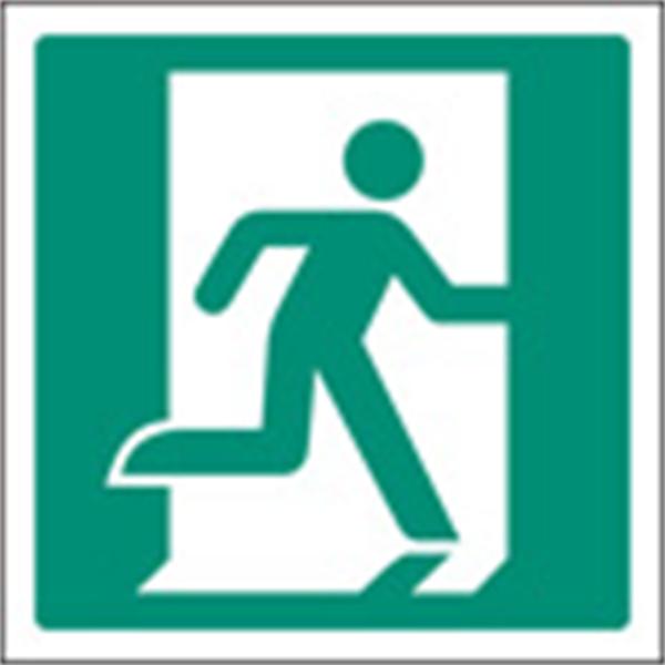 Running Man - Right Emergency Sign