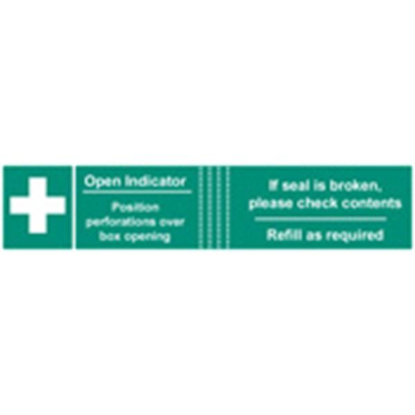 First Aid Tamper Labels