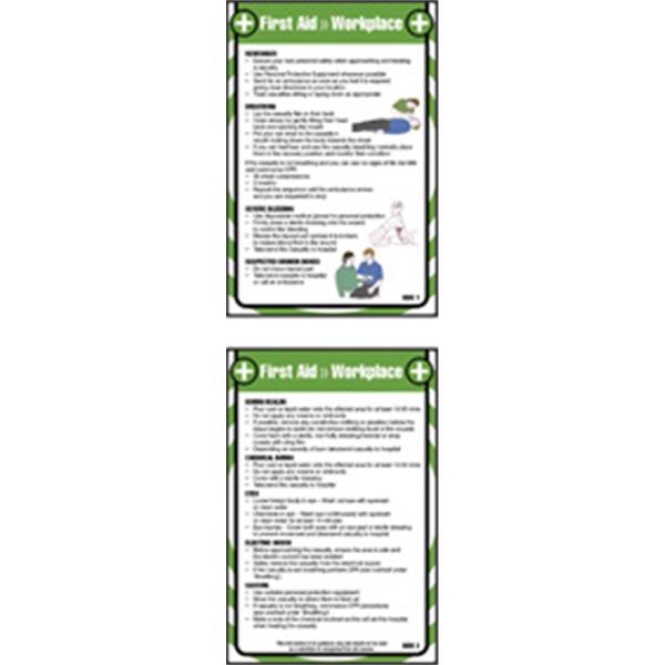 First aid workplace poster