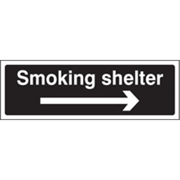 Smoking Shelter Right Safety Sign