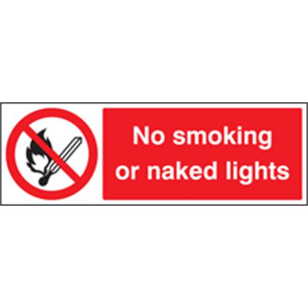 No Smoking or Naked Lights
