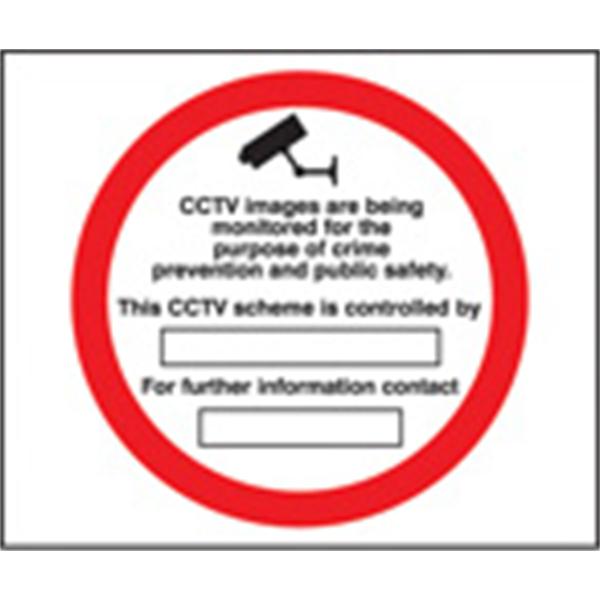 CCTV Crime Prevention and Public Safety Security Sign