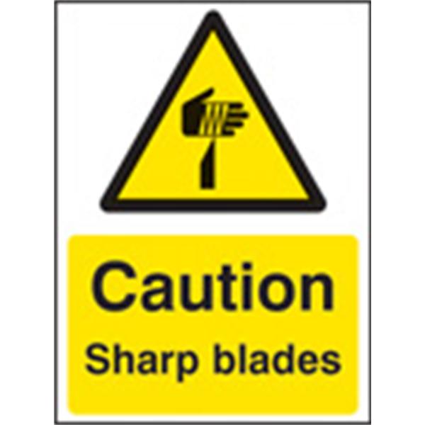Sharp Blades Warning Sign