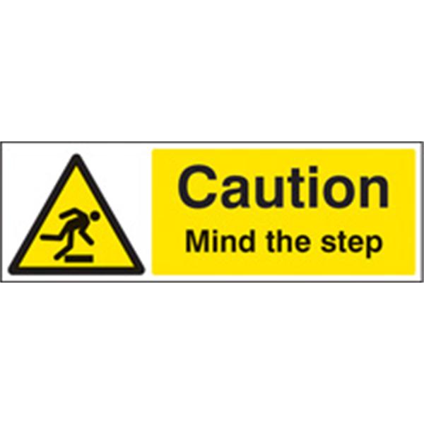 Mind the Step Warning Sign