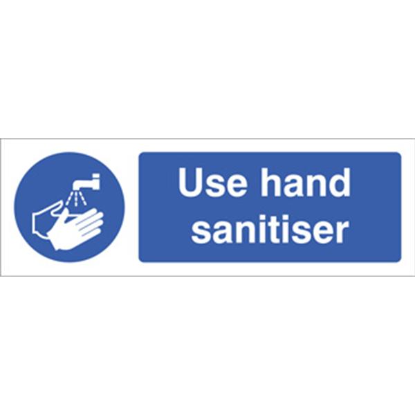 Use Hand Sanitiser Mandatory Sign