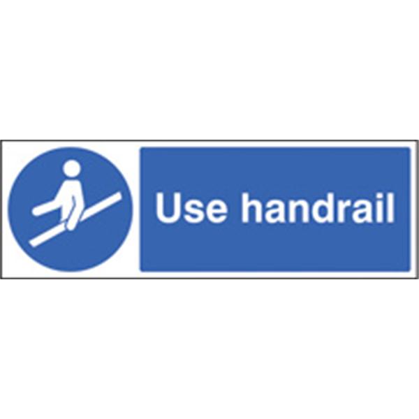 Use Handrail Mandatory Sign