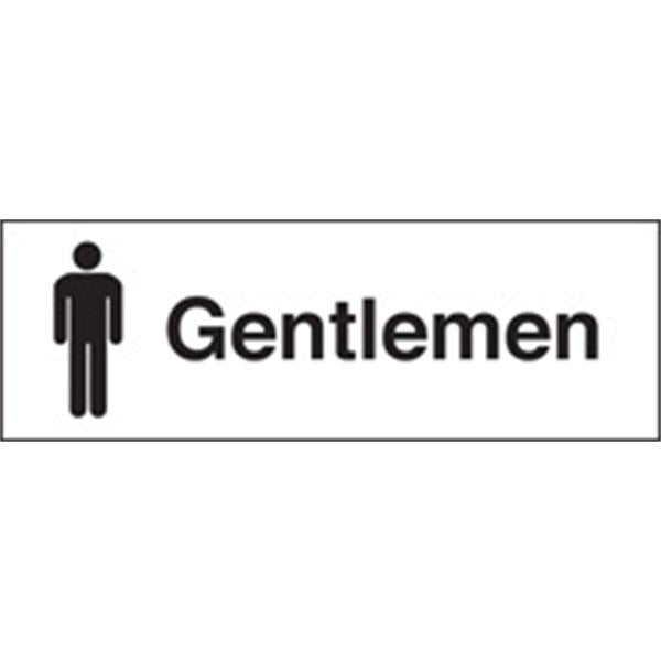 Toilet Gentlemen Sign