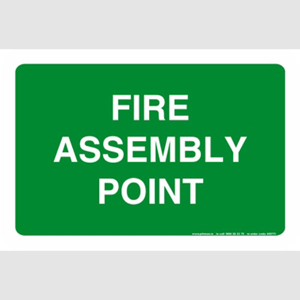 Fire assembly point Sign 600 x 400mm