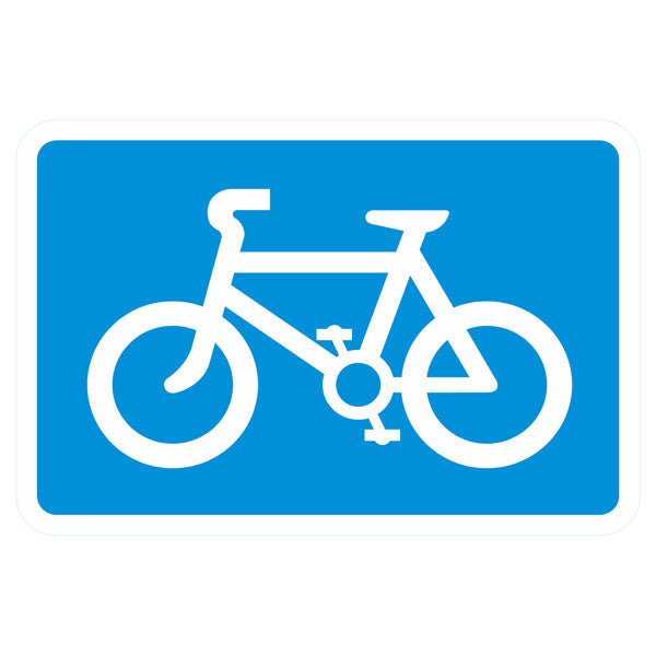 Cycle lane Sign 600 x 400mm - Main Image