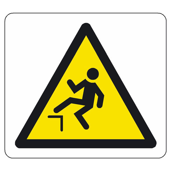 warning symbol only drop sign | Pittman