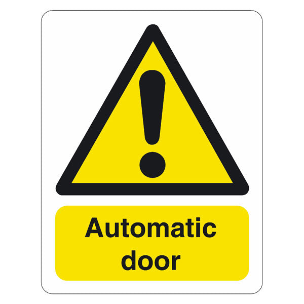 Automatic Door 300 x 200mm sign