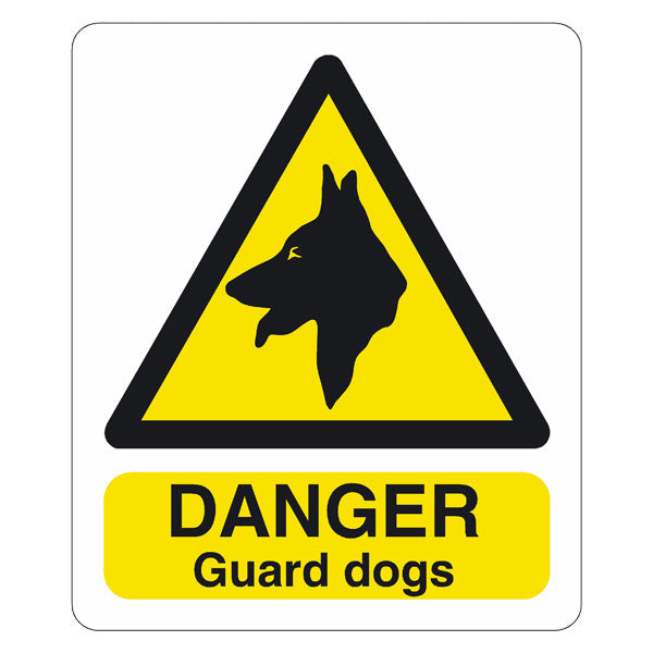 Guard Dogs safety sign
