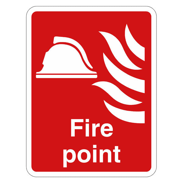fire point 300 x 200mm sign