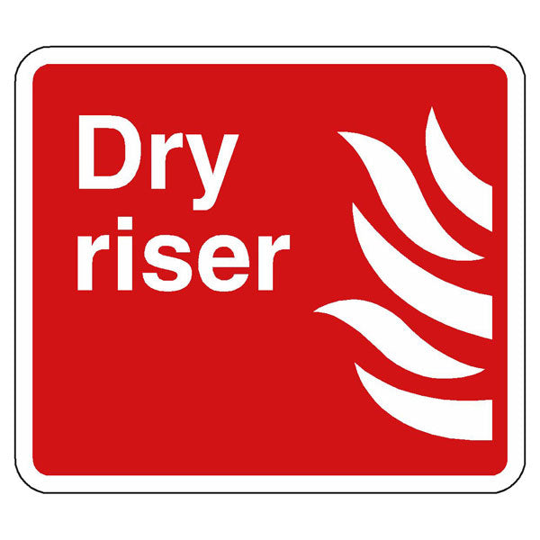 Dry Riser 300 x 200mm sign