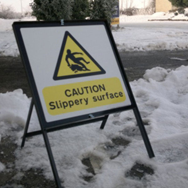Slippery Surface Sign - Portable