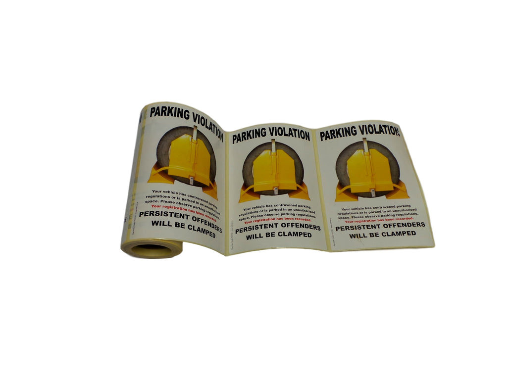 Security Violaton Sticker Parking Violation Sticker | Pittman