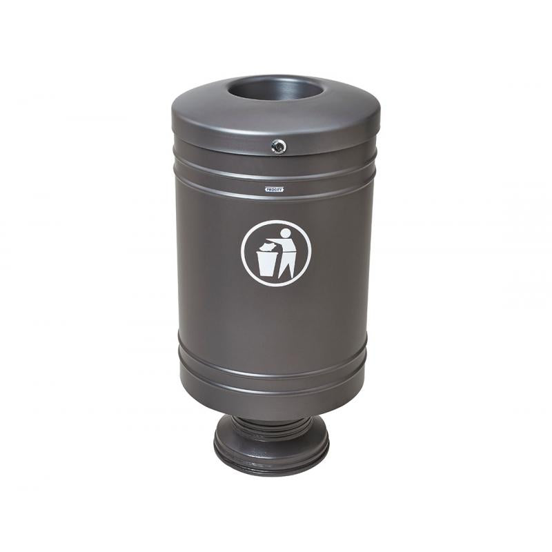 procity ground mounted litter bin