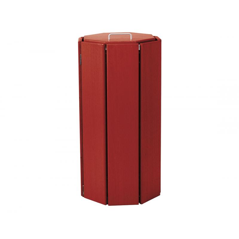 Seville Octagonal Wooden Litter Bin | Pittman
