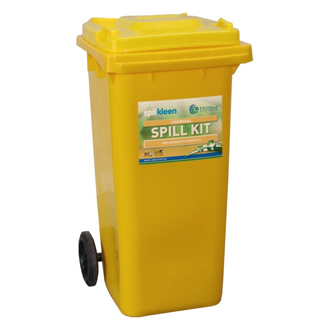 Spilkleen 120 Litre Wheeled Bin Spill Kit & Refill