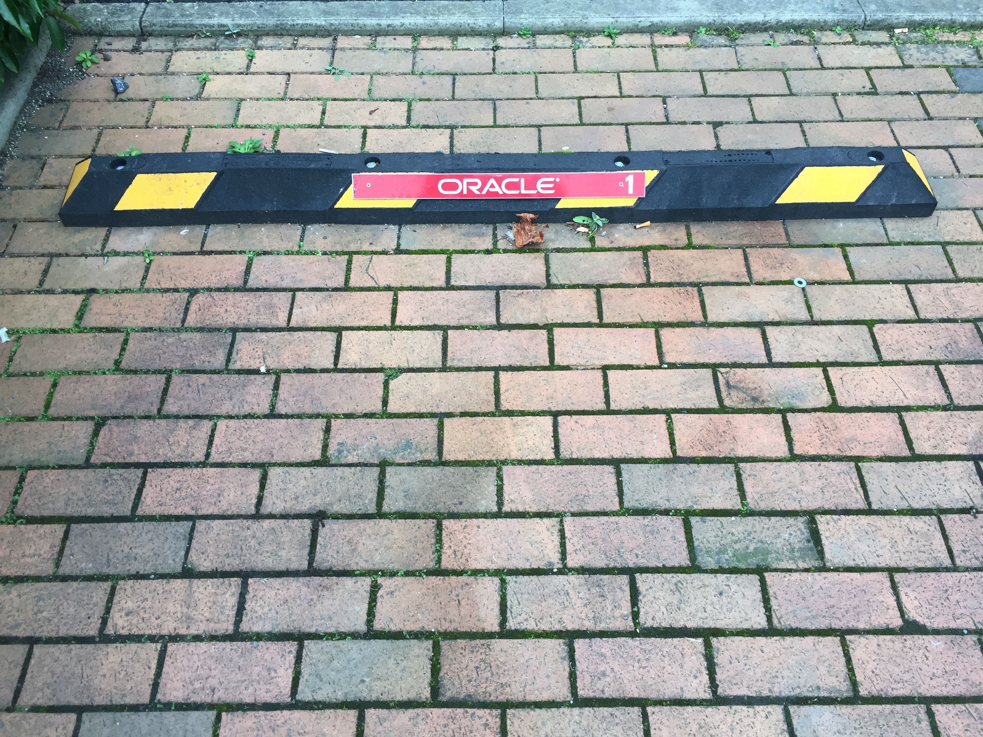 Park It 1800mm Rubber Wheel Stop (Yellow)