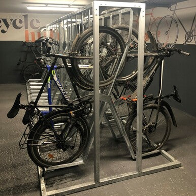 X-Type Semi Vertical Bike Rack
